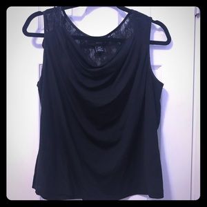 3/$15💥 Venezia by Lane Bryant Black Lacy Top